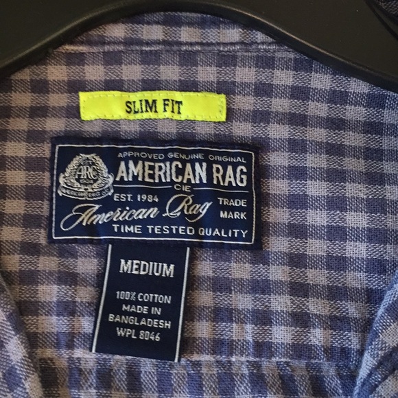 Blue and Gray checkered collared shirt - Picture 2 of 4